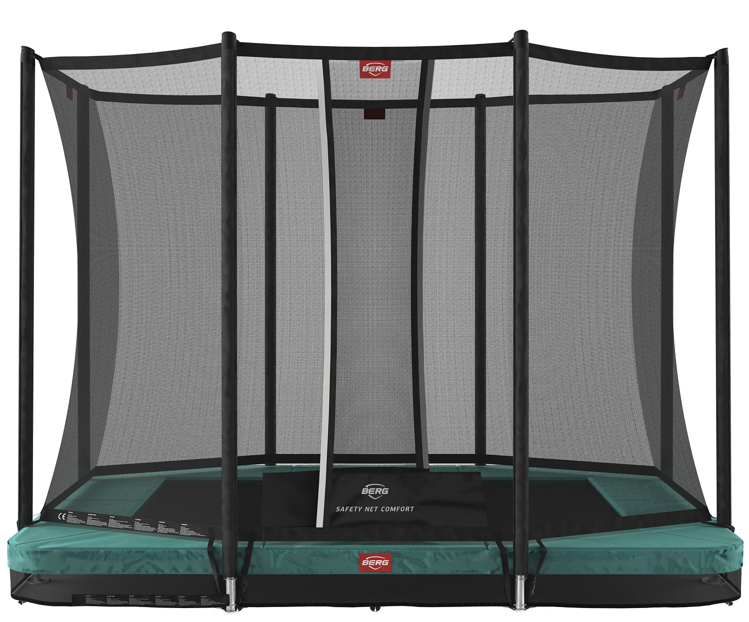 BERG trampoline Inground Ultim Favorit 280 x 190 cm met